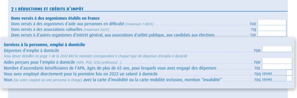 case 7DF impôt